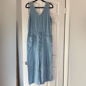 Old Navy Light Blue Denim Jumpsuit